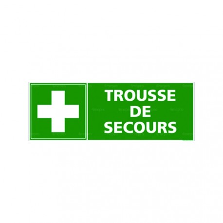 Panneau trousse de secours