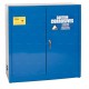 Armoire de sécurité 170 L bleue pour acides et produits corrosifs