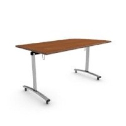 Table basculante Fold droit 160 x 80 cm + quart de rond
