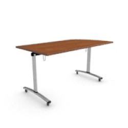Table basculante Fold gauche 160 x 80 cm + quart de rond