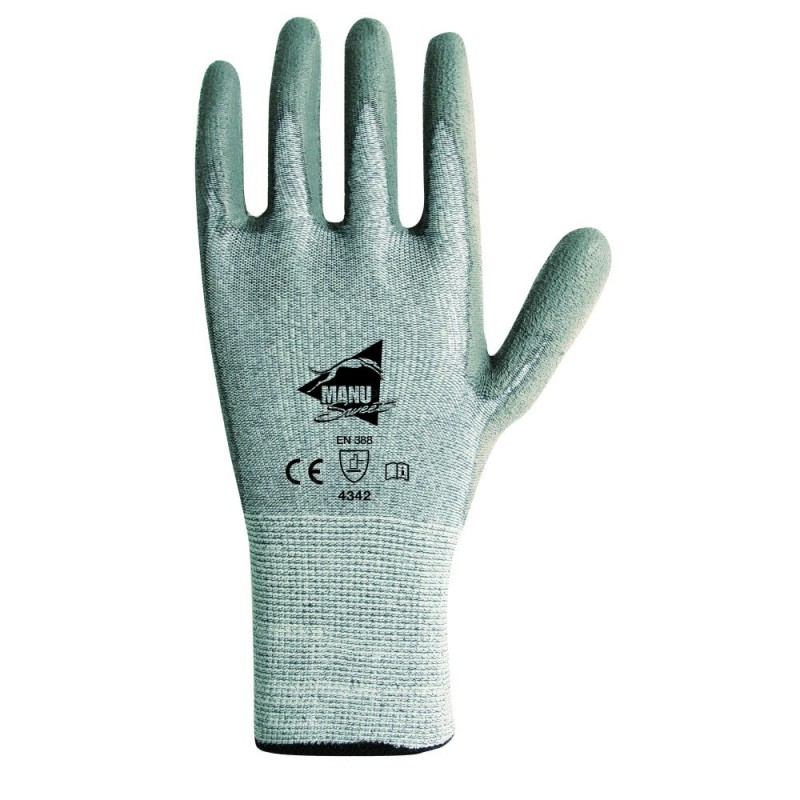 PAIRE DE GANTS ANTI-COUPURE 4344 ENDUIT NITRILE 1CRLG°