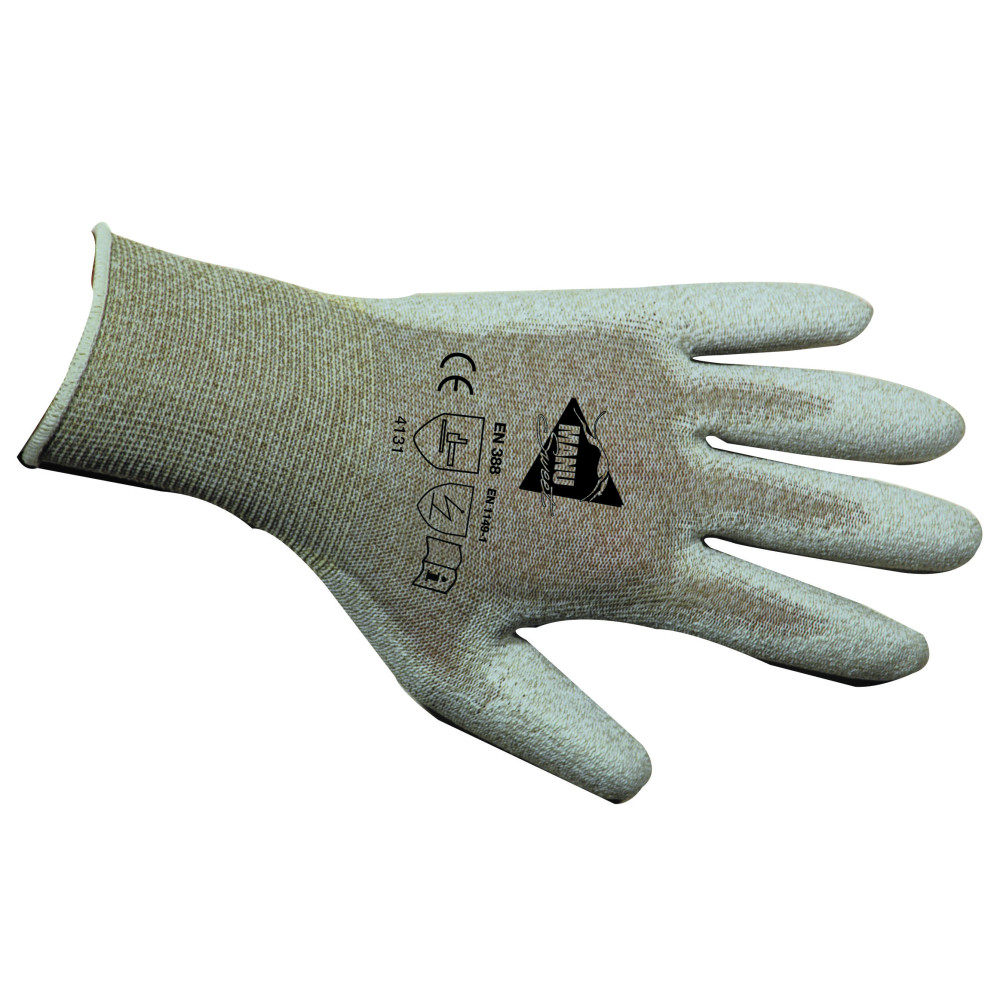 Un gant de travail en polyuréthane avec excellente adhérence et montage Caractéristiques conformes à la norme EN388. 12 paires de gants de travail GUARD 5 