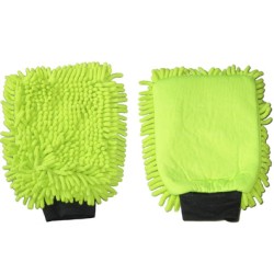 Gant de lavage Micro-Fibre ''Rasta'' vert