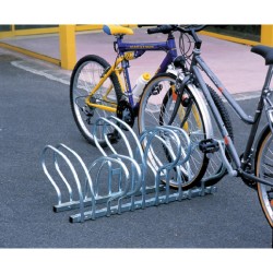 Râtelier vélo au sol face à face - 6 vélos