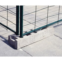 Plot béton pour clôture de chantier