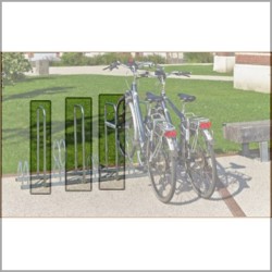 Râtelier pour 2/3/4/5/6 vélos Vélos Range Vélo au Sol ou Mural Porte-vélos  en Métal Antirouille（5 vélos）