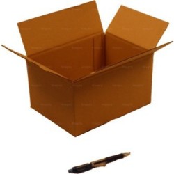Carton simple cannelure 25x18x14 cm