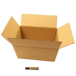 Carton simple cannelure 30x20x17 cm