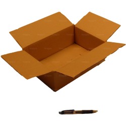 Carton simple cannelure 31x21,5x10 cm