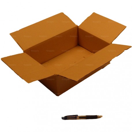 Carton simple cannelure 31x21,5x10 cm