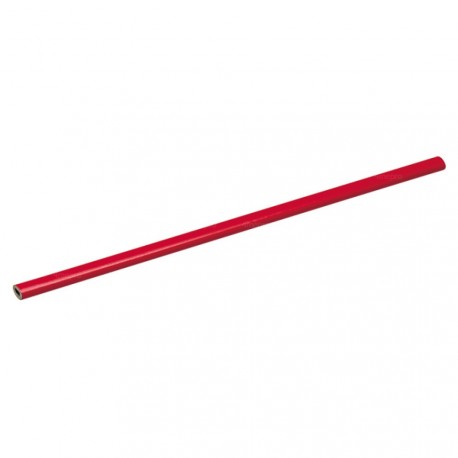 Crayon de charpentier rouge 25 cm