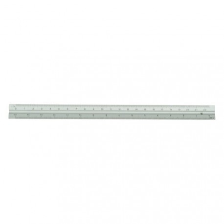 Règle à échelles aluminium 30 cm 1/20-25-50-75-100