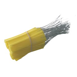 Etiquettes PVC jaunes indéchirables 100 x 18 mm