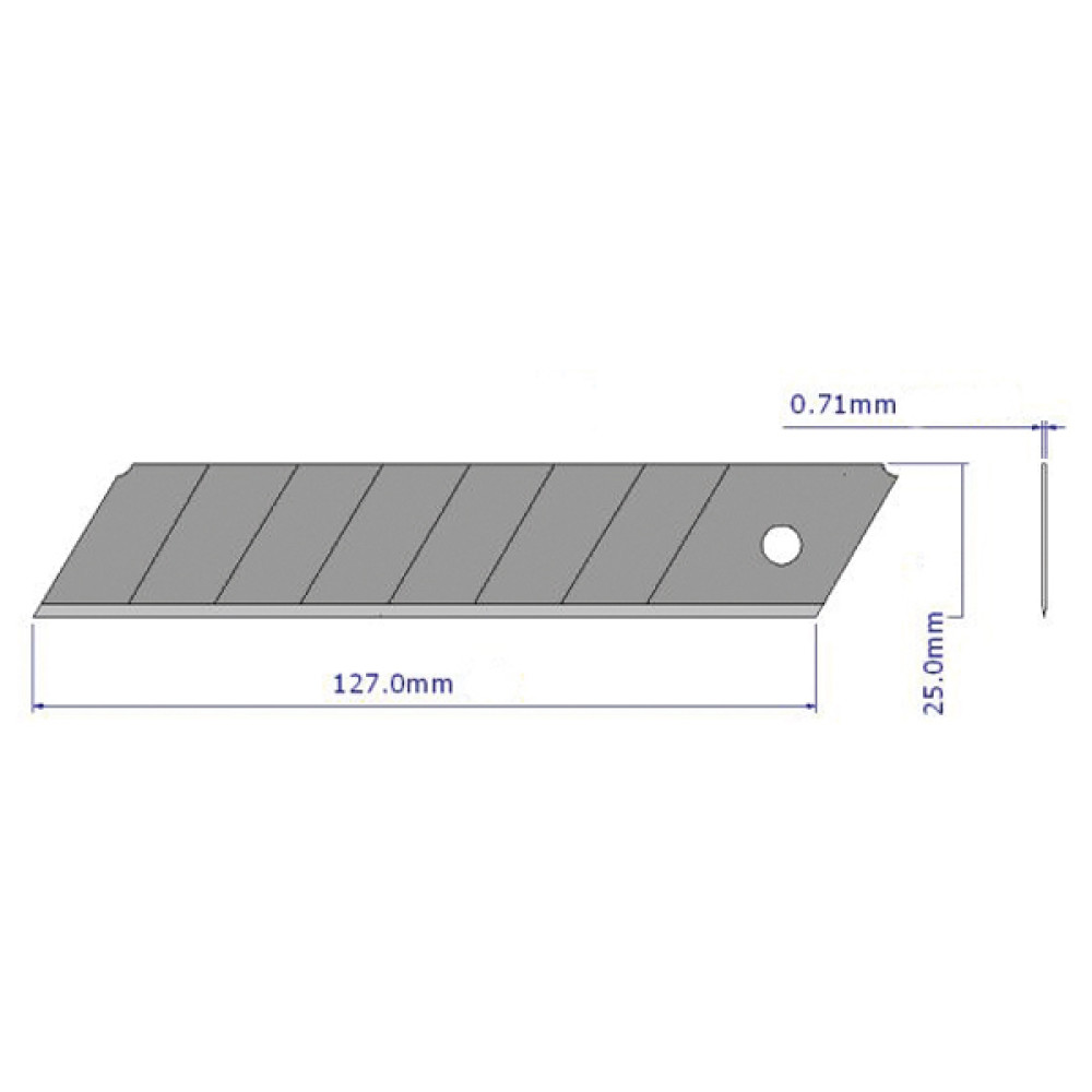 Cutter PRO bi-matière lame SK2 25 mm - Taliaplast