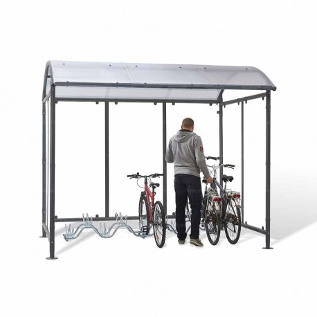 Abris vélo dôme - 9 vélos