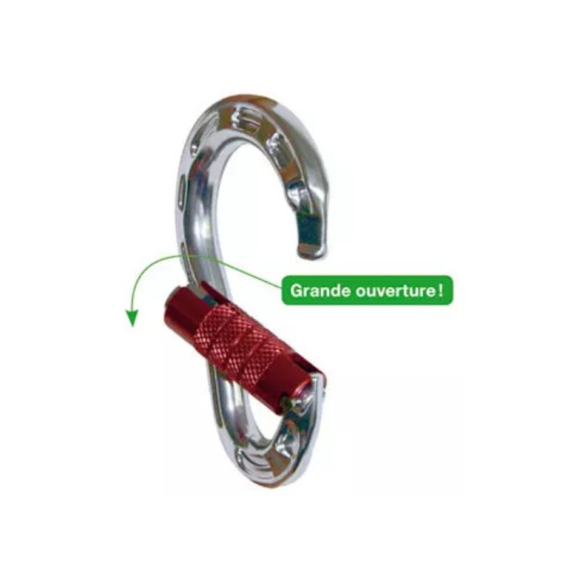 Harnais Sécurité 12mm X 2.4m Avec Mousqueton Triple Verrouillage - Arborisme Et Escalade