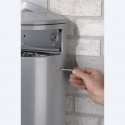 Support sacs poubelle 13 litres + cendrier