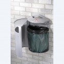 Support sacs poubelle 13 litres + cendrier