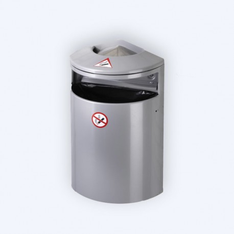 Support sacs poubelle 13 litres + cendrier
