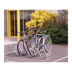 COSTWAY Râtelier 2 Vélos, Range Vélo Parking Vélo en Acier pour Support au  Sol ou Mur