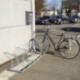 Râtelier vélos au sol 2 niveaux - 4 vélos