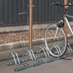 Ratelier au sol 5 vélos