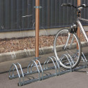 Ratelier au sol 5 vélos