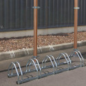 Ratelier au sol 5 vélos