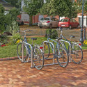 Support vélos en ligne 3 arceaux