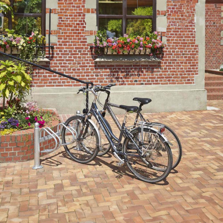Râtelier New York galvanisé 3 vélos