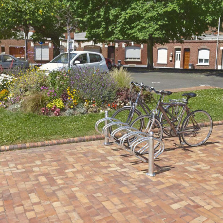 Râtelier New York galvanisé 10 vélos