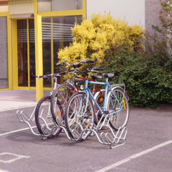 Râtelier au sol 6 vélos 2 niveaux