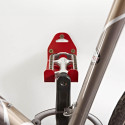 Crochet vélo mural avec suspension par pédale - 1 vélo