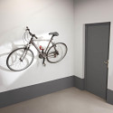 Crochet vélo mural avec suspension par pédale - 1 vélo