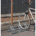 Râtelier au sol face à face - 3 ou 4 vélos