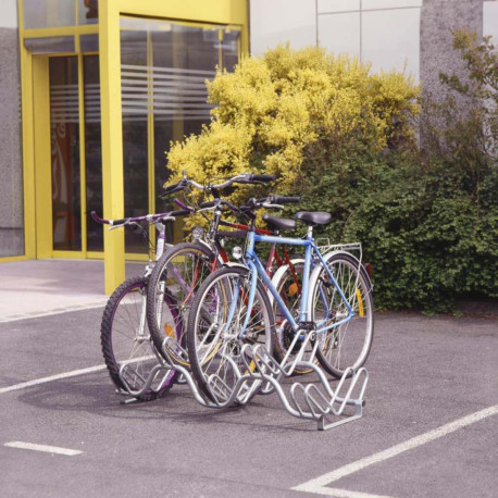 Râtelier au sol 2 niveaux - 3, 5 ou 9 vélos
