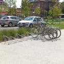 Râtelier au sol 2 niveaux côte à côte - 4, 6 ou 8 vélos