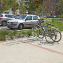 Râtelier au sol 2 niveaux côte à côte - 4, 6 ou 8 vélos