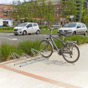 Râtelier au sol 2 niveaux côte à côte - 4, 6 ou 8 vélos