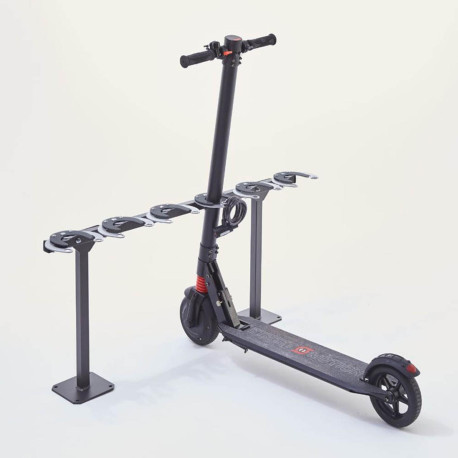 Range trottinettes sur pied - 6 ou 12 trottinettes