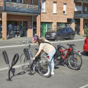 Poteau range 2 vélos papillon