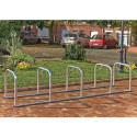 Support vélos en ligne 5 arceaux - 10 vélos