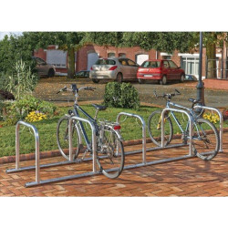 Support vélos en ligne 5 arceaux - 10 vélos