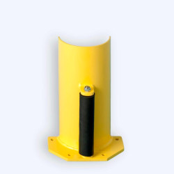 Protection pour échelle de rack avec guidage "roulettes"