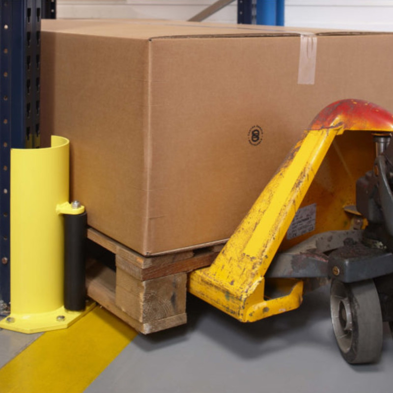 Protection pour rack avec guidage 