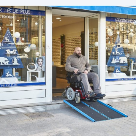 Rampe pliable en aluminium