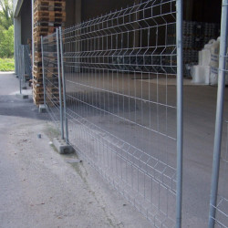 Clôture de chantier galvanisée 3 x 2 m