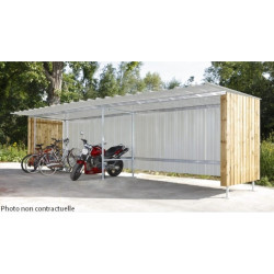 Extension pour abri extérieur 400 x 225 x 207 cm
