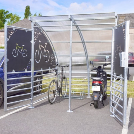 Abri vélos sécurisé - 6 vélos