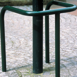 Trépied galvanisé espaces verts zinzimir + poudre polyester